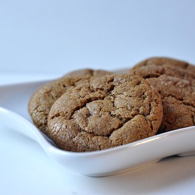 Recipe for Molasses Crinkles Cookies on The Creekside Cook