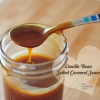 vanilla bean salted caramel sauce