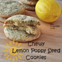 Chewy Lemon Poppy Seed Cookies