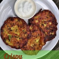 crispy zucchini fritters