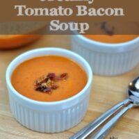 Creamy Tomato Bacon Soup on The Creekside Cook