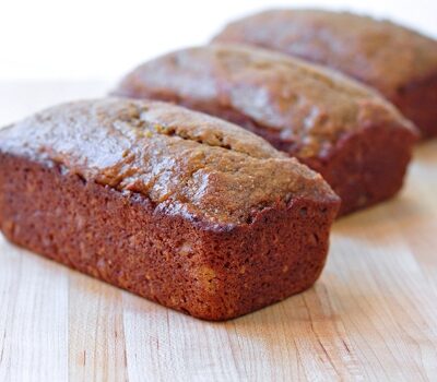 loaves of butternut squash quick bread