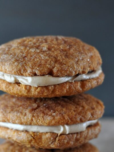 pumpkin snickerdoodle whoopie pies
