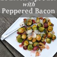 brussels sprouts with peppered bacon