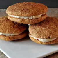 pumpkin snickerdoodle whoopie pies