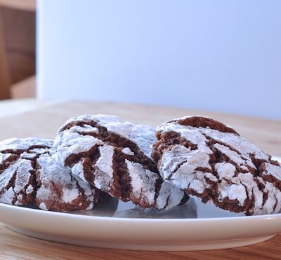 chewy chocolate crinkles
