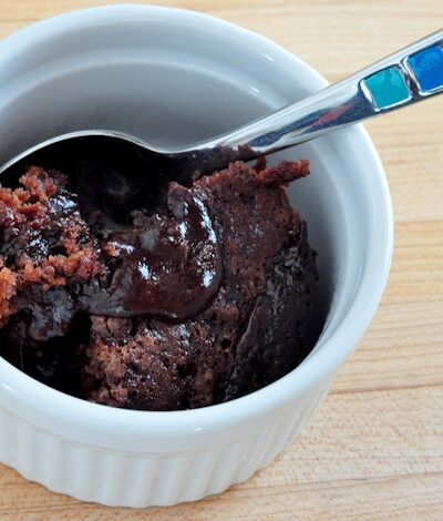choclate pudding cake on the creekside cook