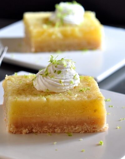 lime buttermilk bars