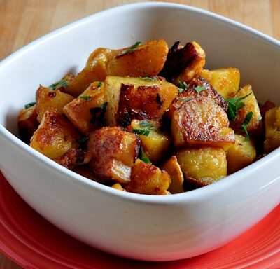 twice baked oven homefries