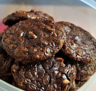 Outrageous Chocolate Toffee Cookies on The Creekside Cook