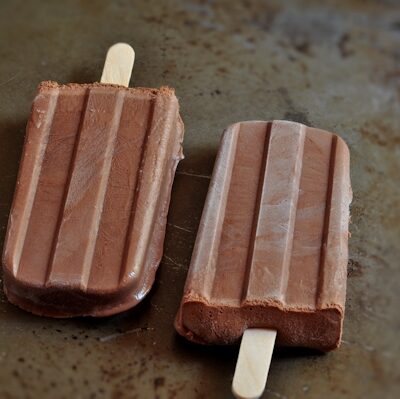 Recipe for Coconut Milk Fudgesicles on The Creekside Cook
