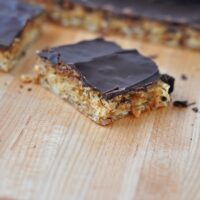 Recipe for Coconut Toffee Squares on The Creekside Cook