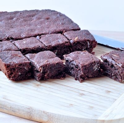 Find the Recipe for Almond Brownies on The Creekside Cook