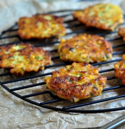 Beautiful and tasty Fresh Corn Fritters on The Creekside Cook