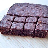 Recipe for Almond Brownies on The Creekside Cook