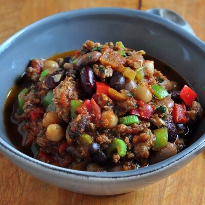 Find the recipe for Smoky Turkey Chili on The Creekside Cook