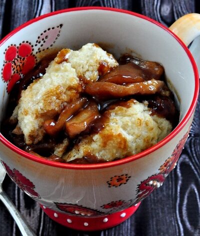 Find the Recipe for Molasses Apple Cobbler on The Creekside Cook