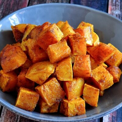 Find the recipe for Chili Roasted Butternut Squash on The Creekside Cook
