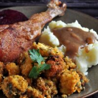 Make Thanksgiving extra awesome this year with Southwest Cornbread Dressing on The Creekside Cook