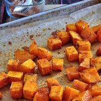 Recipe for Chili Roasted Butternut Squash on The Creekside Cook