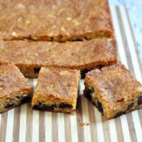 Recipe for Sour Cherry Almond Bars on The Creekside Cook