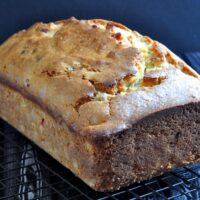 Recipe for Cranberry Eggnog Bread on The Creekside Cook