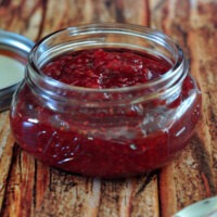 Recipe for Homemade Raspberries Preserves [no pectin recipe] from The Creekside Cook