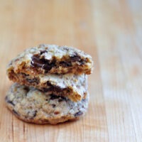 Recipe for Chewy Chocolate Chunk Cookies on The Creekside Cook