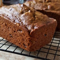 Recipe for Pumpkin Bread with Walnuts and Raisins on The Creekside Cook