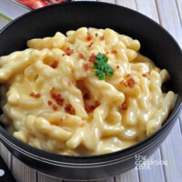stovetop macaroni & cheese on The Creekside Cook