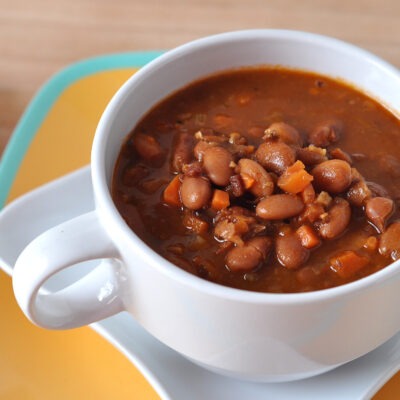 Bean with Bacon Soup recipe on The Creekside Cook
