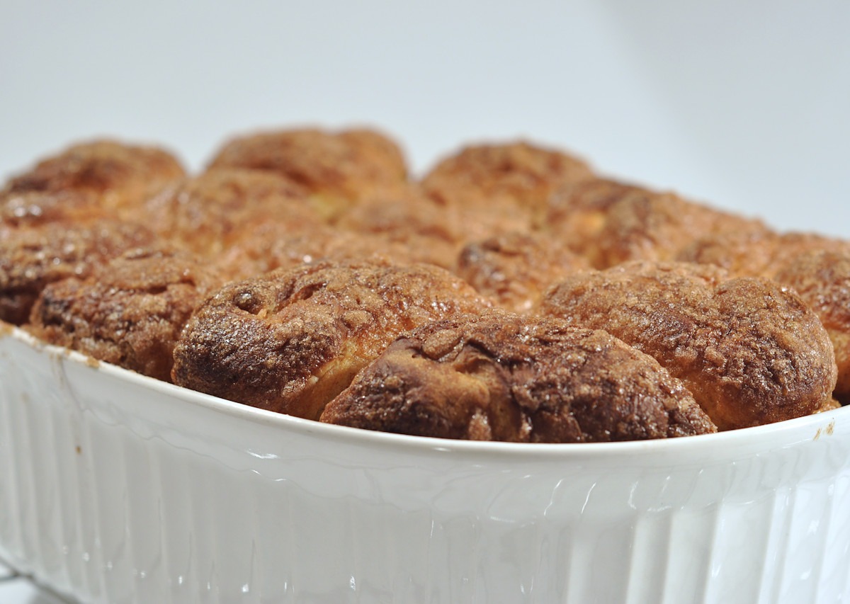 Baked Potato Pull-apart Cinnamon Bread on The Creekside Cook
