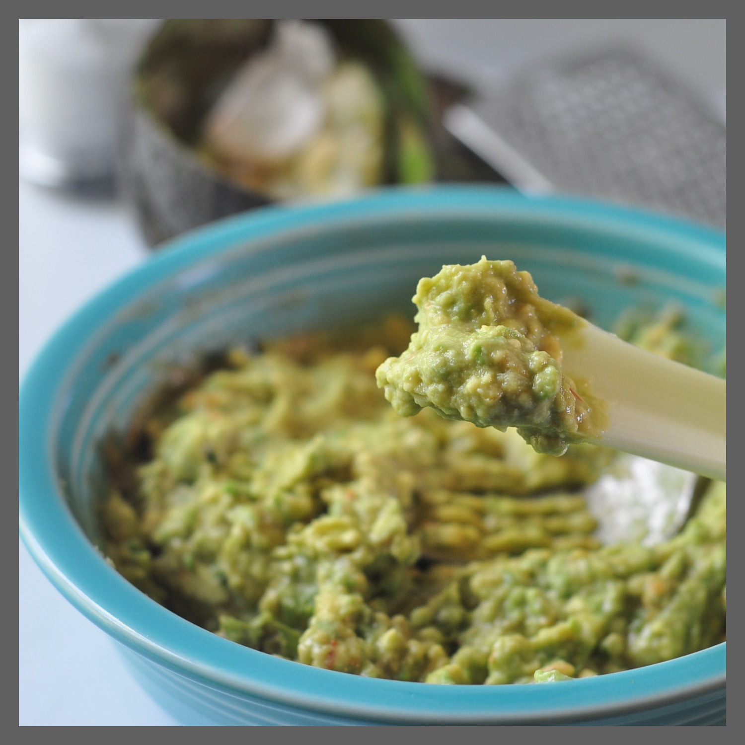Bowl of Easy Guacamole on The Creekside Cook