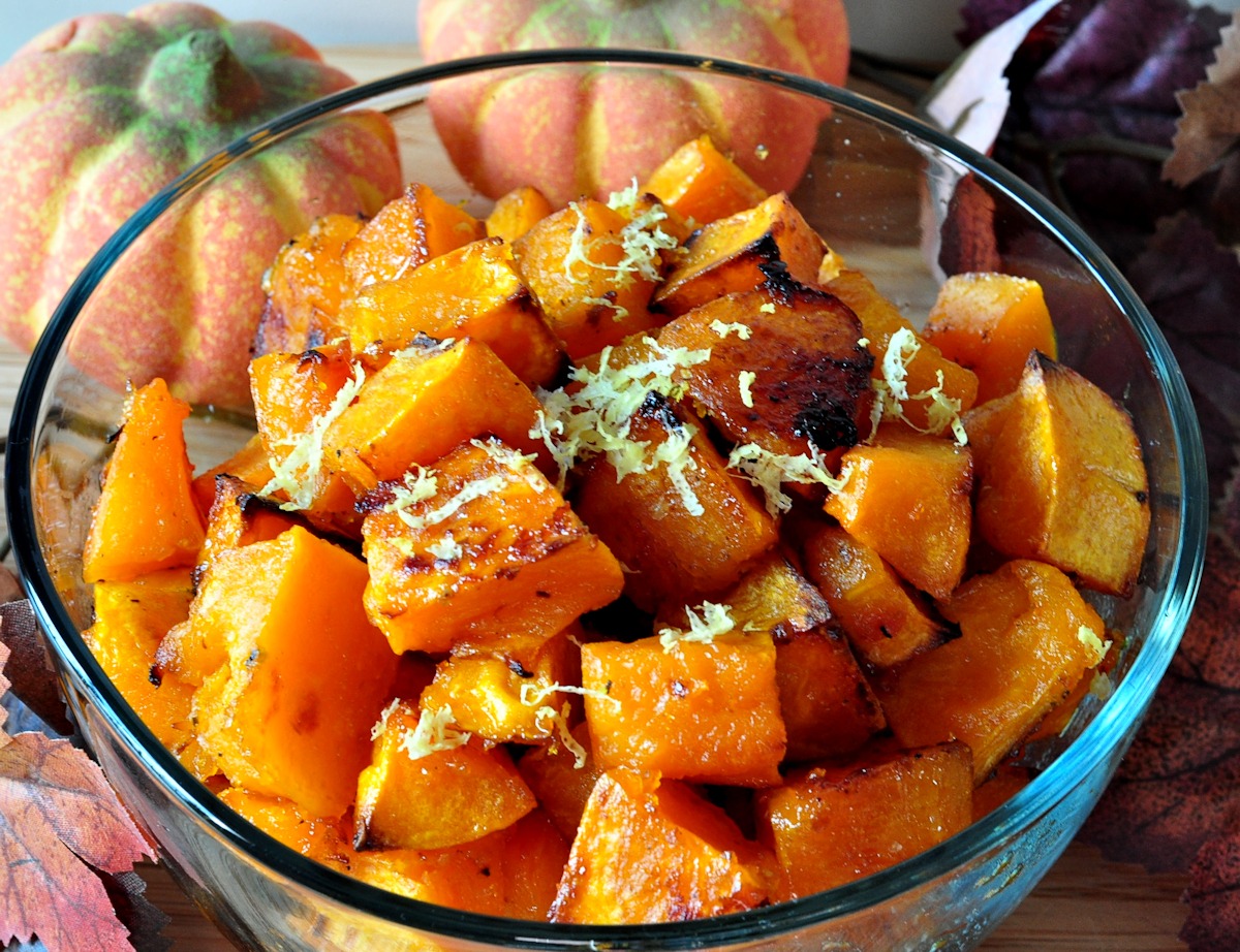 Serving Honey Lemon Winter Squash on The Creekside Cook