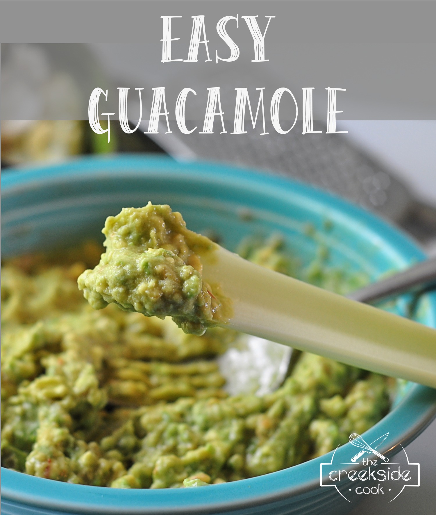 Easy Guacamole recipe on The Creekside Cook