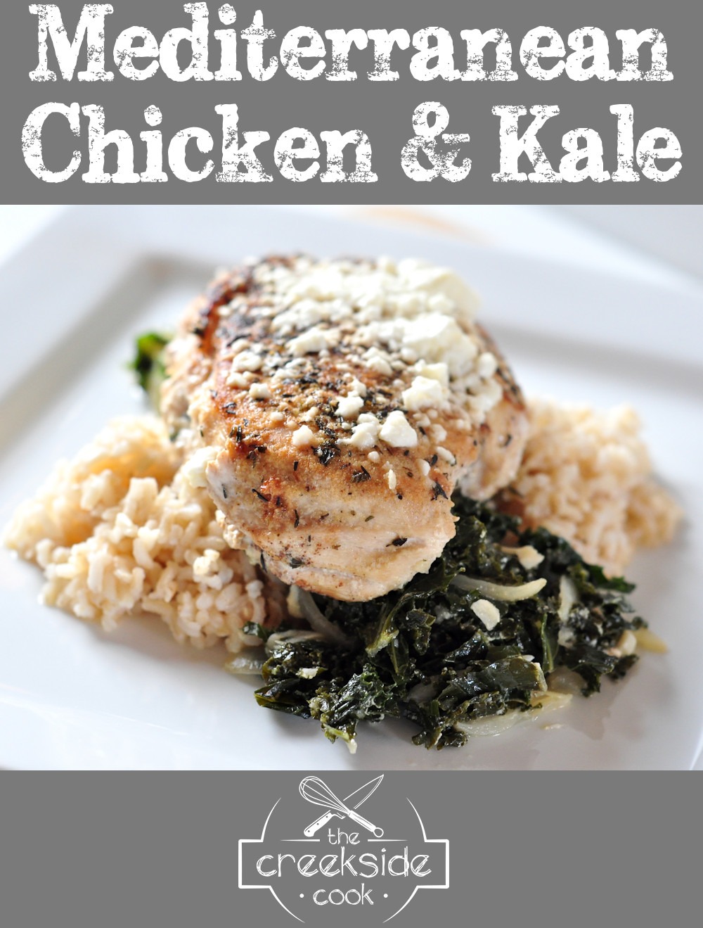 Recipe for Mediterranean Chicken & Kale on The Creekside Cook