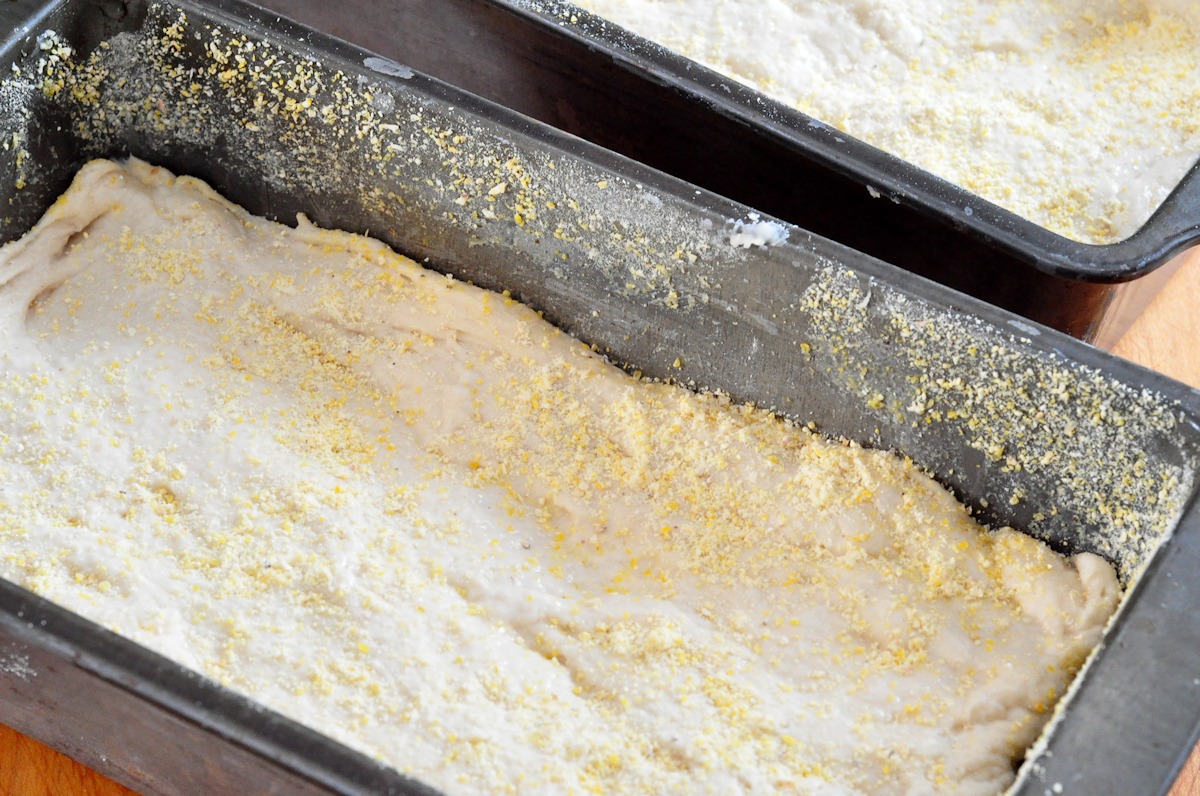 Bread in the pans on The Creekside Cook
