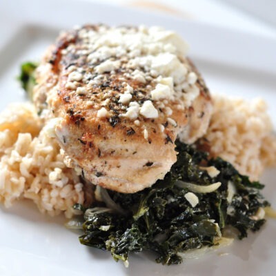 Mediterranean Chicken & Kale on The Creekside Cook