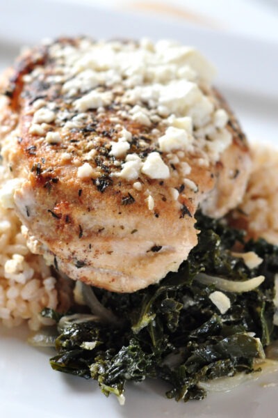 Mediterranean Chicken & Kale on The Creekside Cook