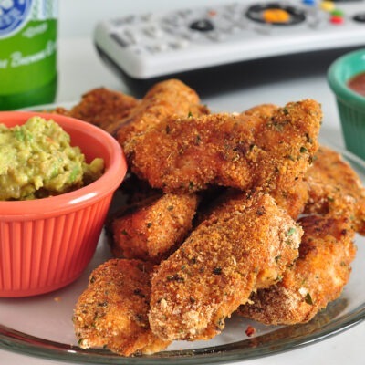 Oven Fried Chipotle Chicken Tenders on The Creekside Cook