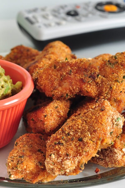 Oven Fried Chipotle Chicken Tenders on The Creekside Cook