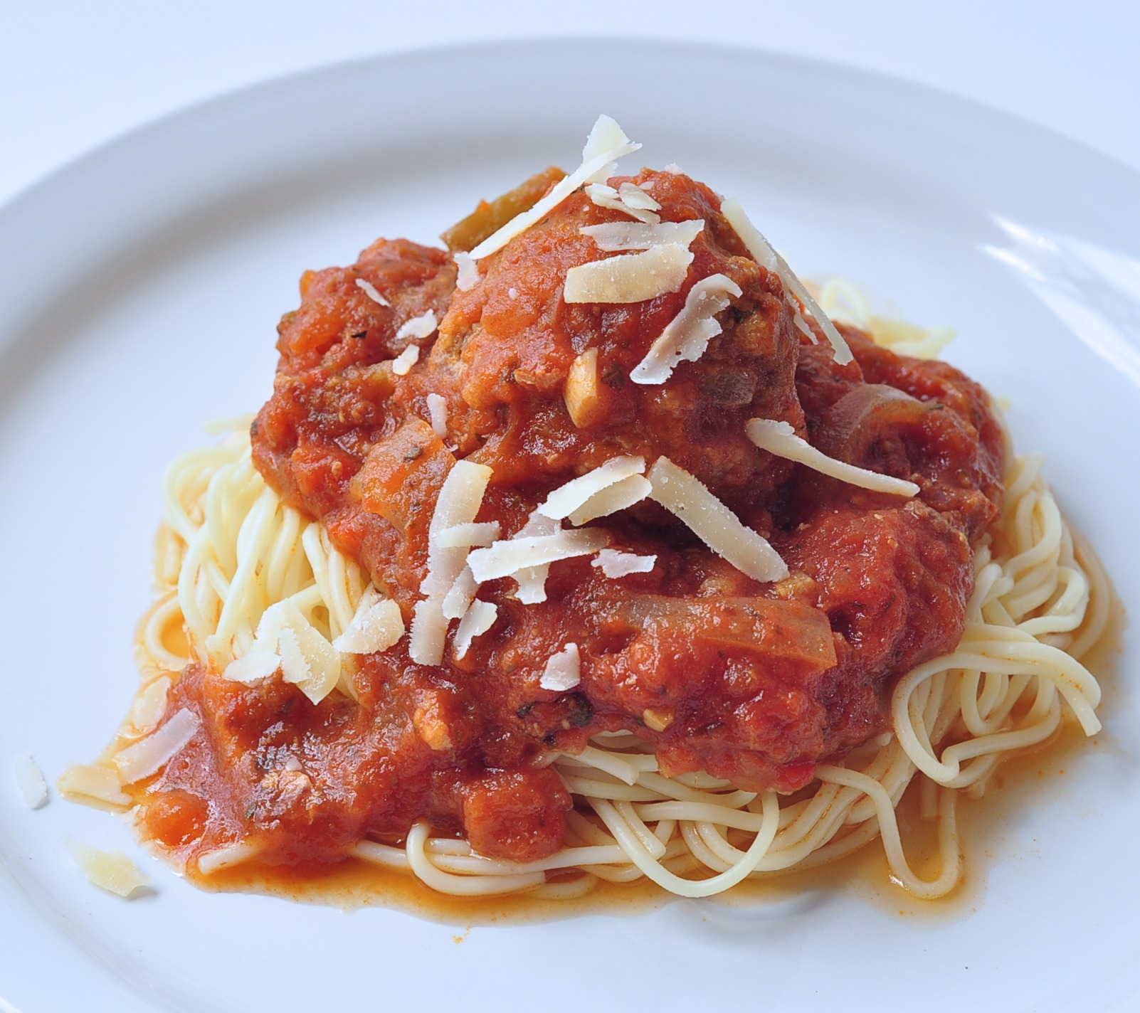 Italian Meatballs with sauce on The Creekside Side Cook