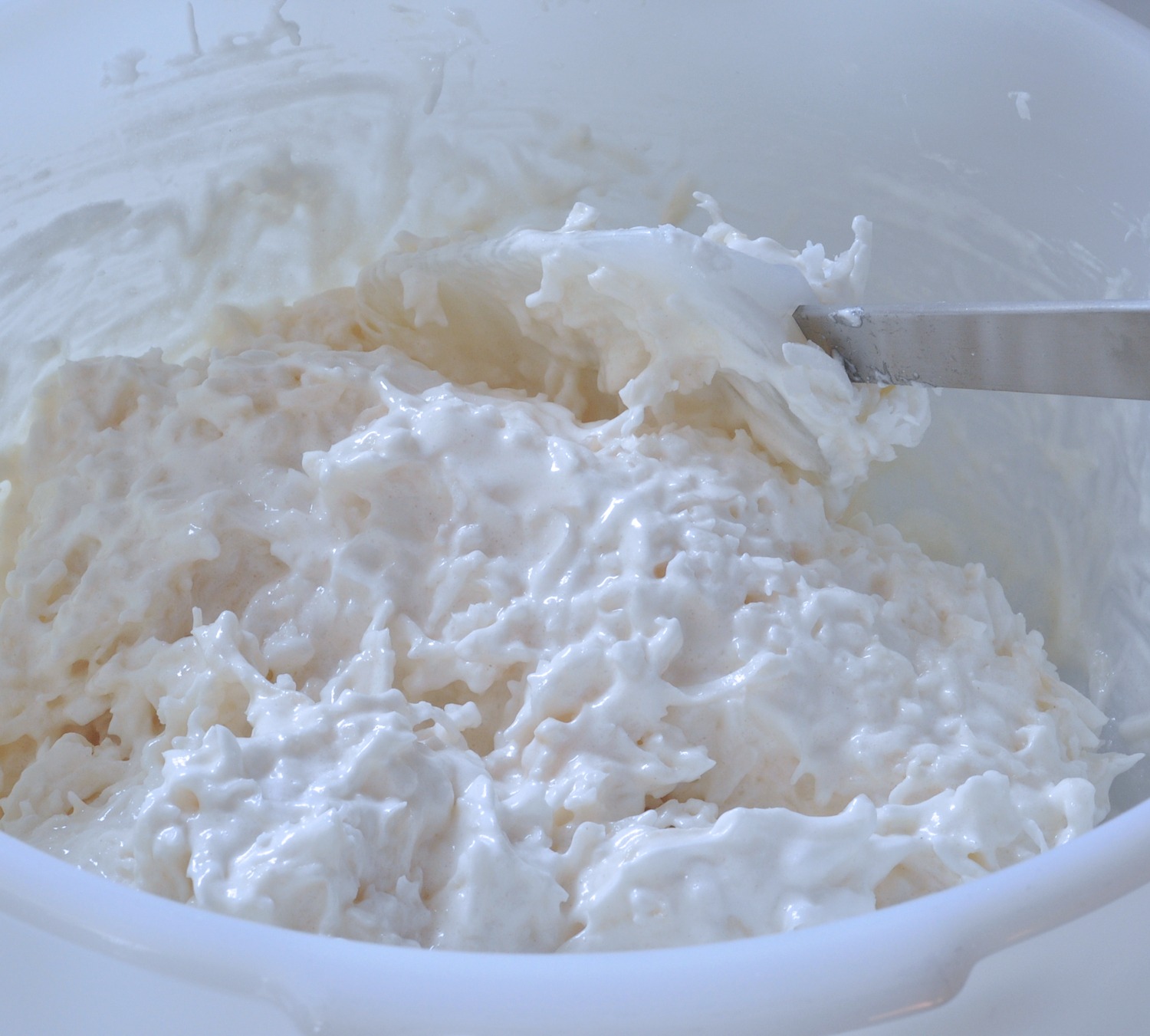 ingredients folded in
