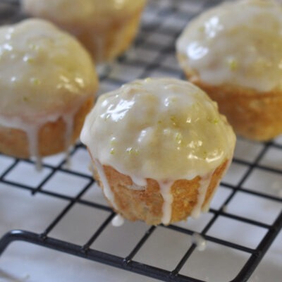 Recipe for Coconut lime Mini Muffins on The Creekside Cook