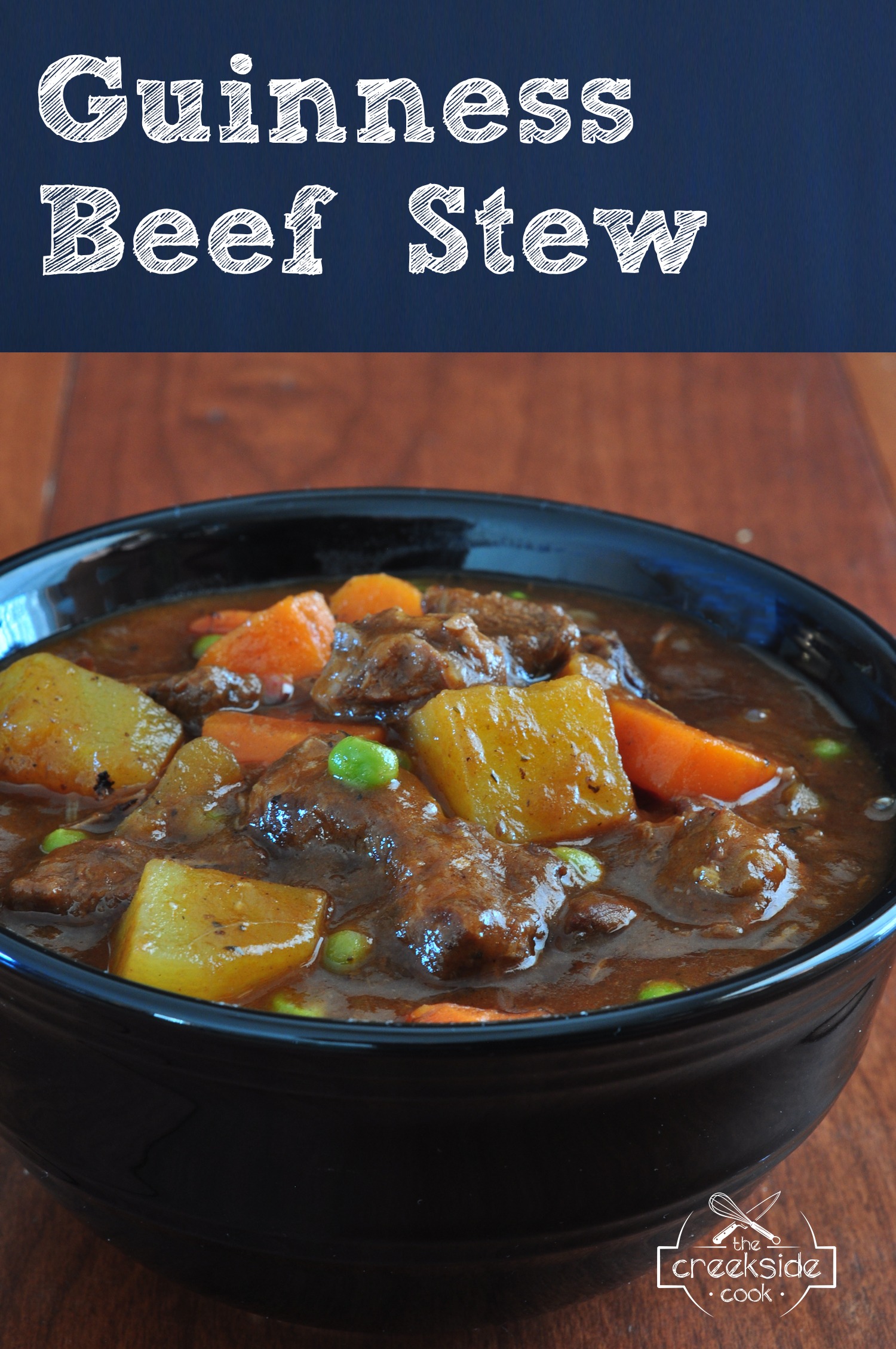 Recipe for Guinness Beef Stew on The Creekside Cook
