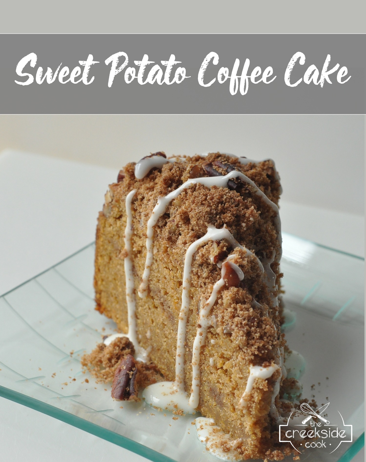 Recipe for Sweet Potato Coffee Cake on the Creekside Cook