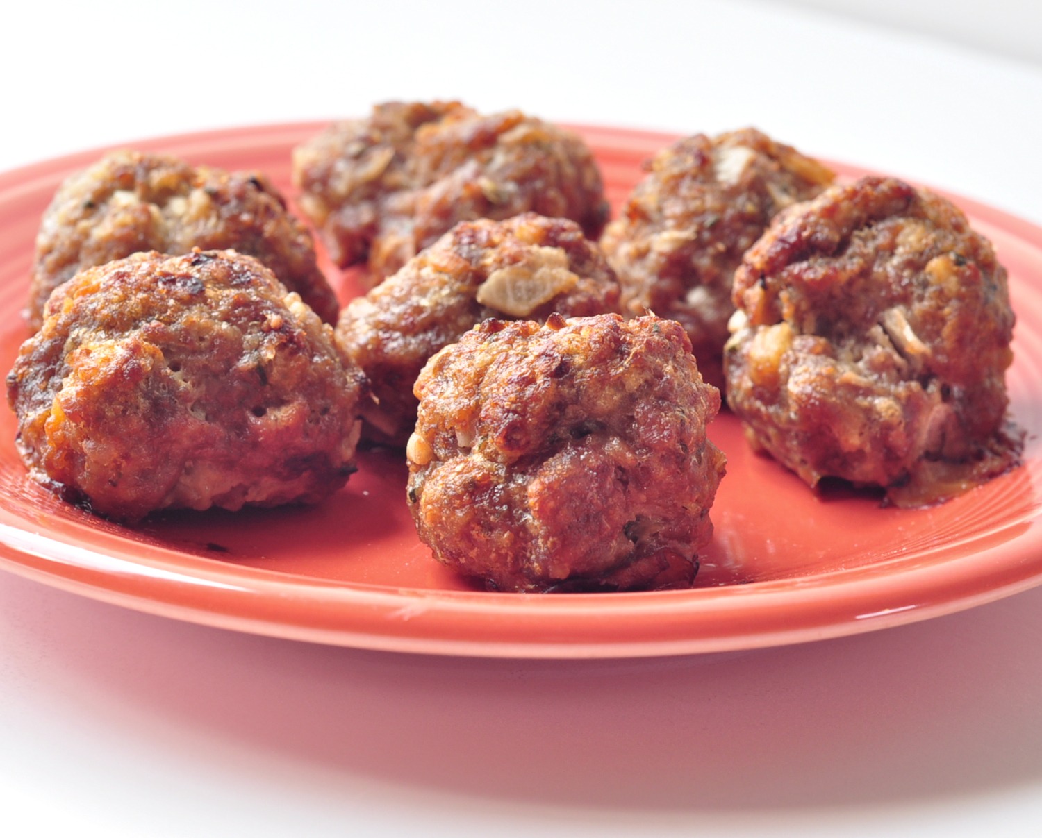 Plate of Italian Meatballs on The Creekside Cook