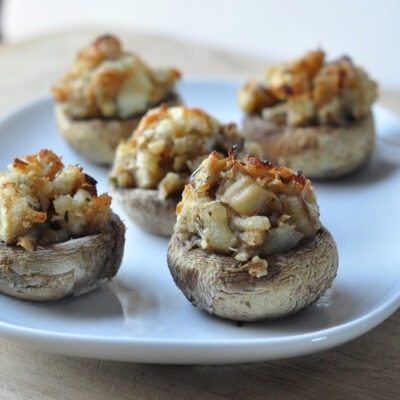 Cheese Stuffed Mushrooms on The Creekside Cook