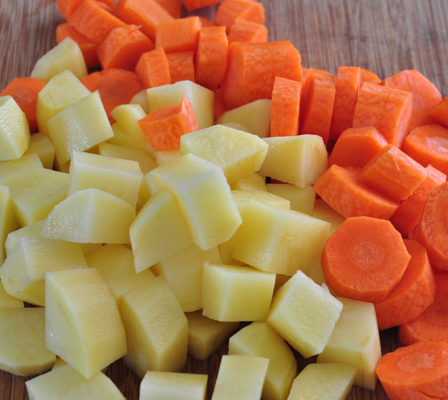 Vegetables for Guinness Beef Stew on The Creekside Cook
