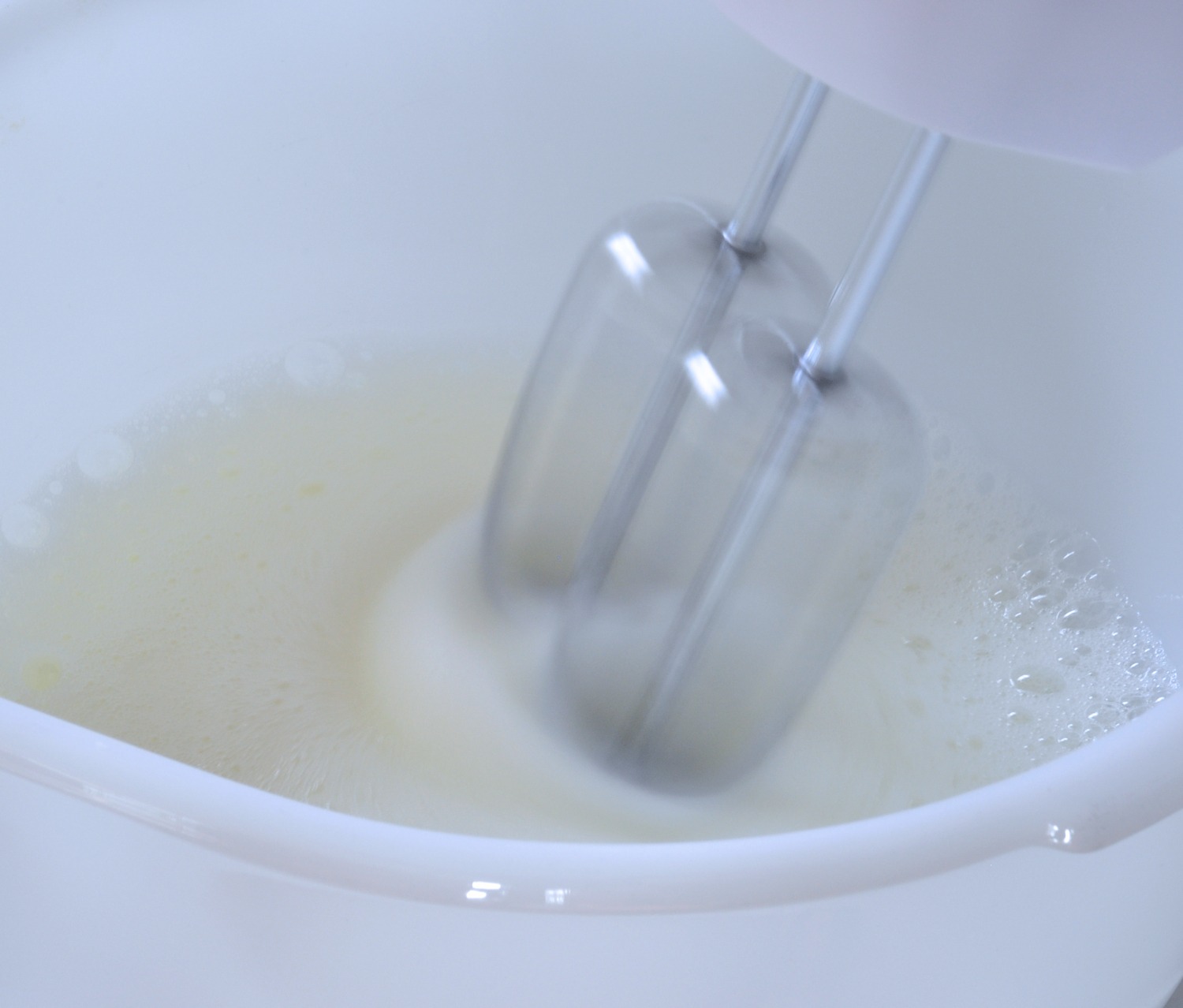 frothy egg whites